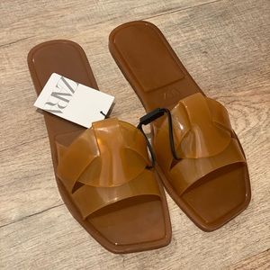 NWT Zara jelly sandals